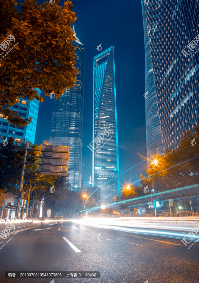 环球金融中心夜景