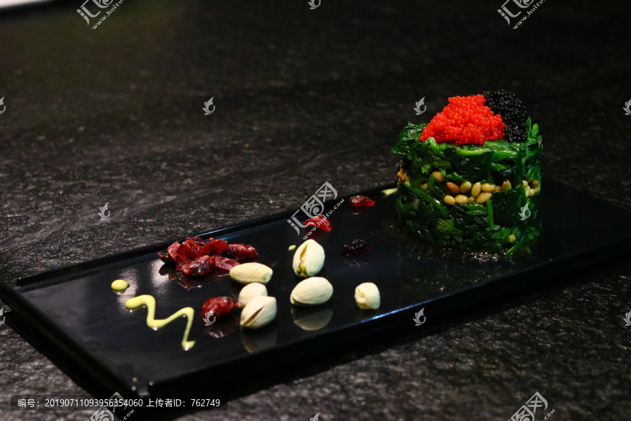 鱼子酱蔬菜