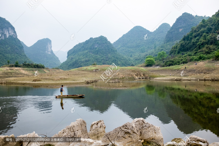 枯水期水库