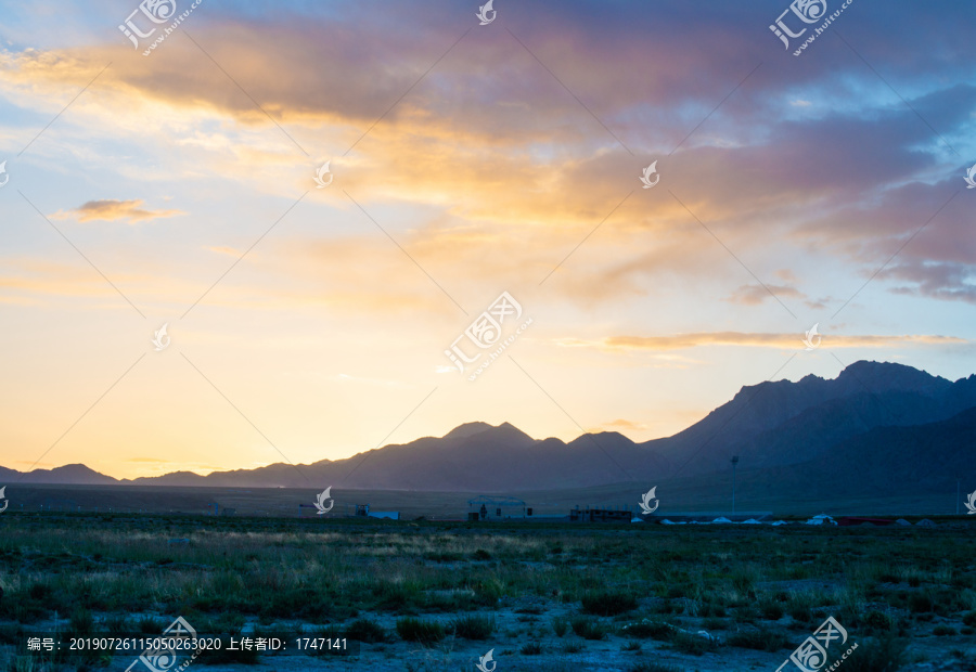 夕阳素材