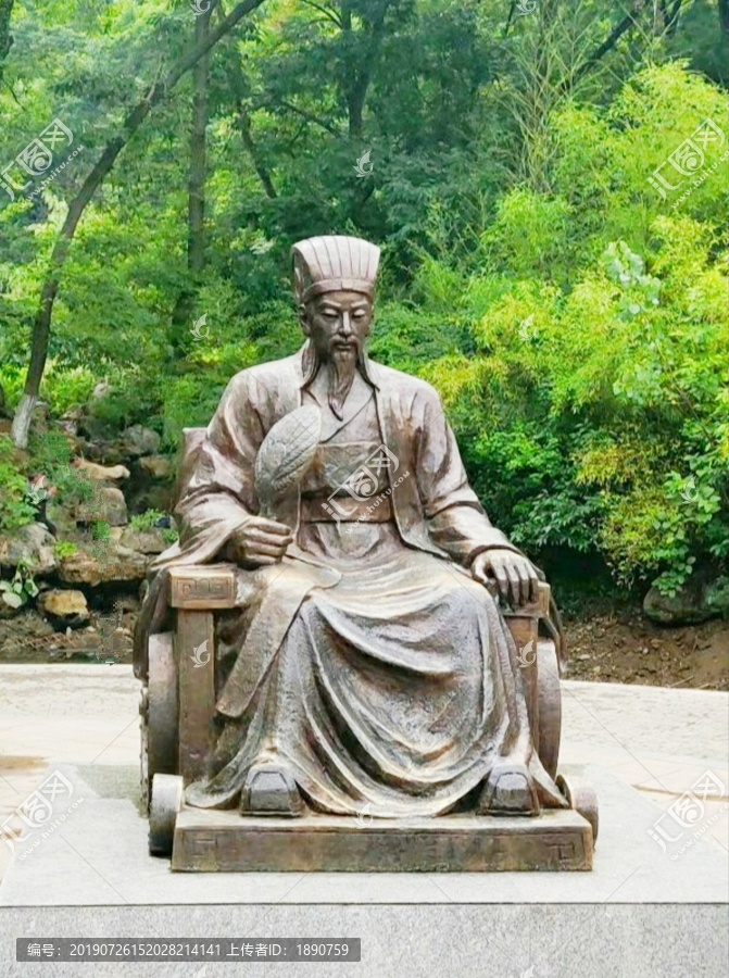 诸葛亮雕塑