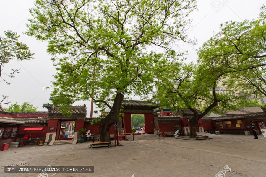 北京东岳庙庭院风光