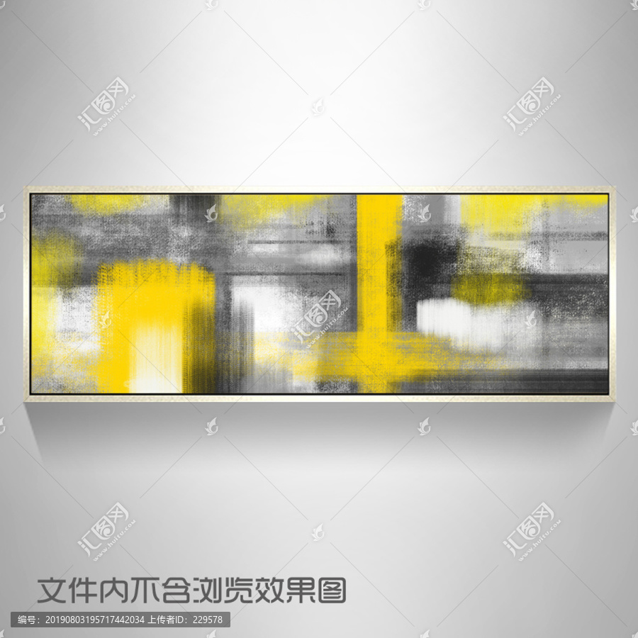 北欧现代抽象油画