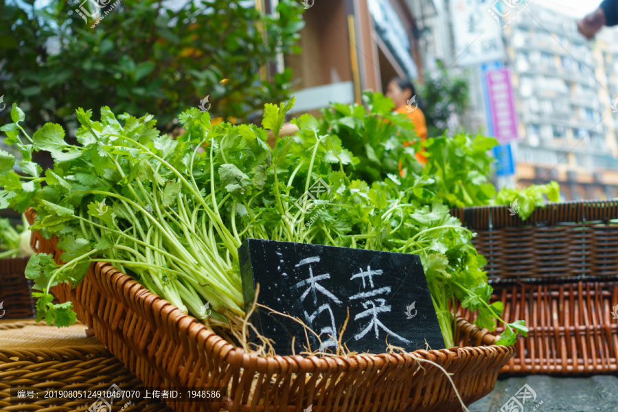 菜篮子里的蔬菜