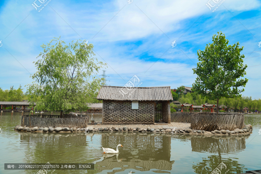 湖中小屋休闲水上小屋
