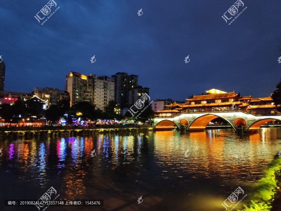 成都九孔桥夜景