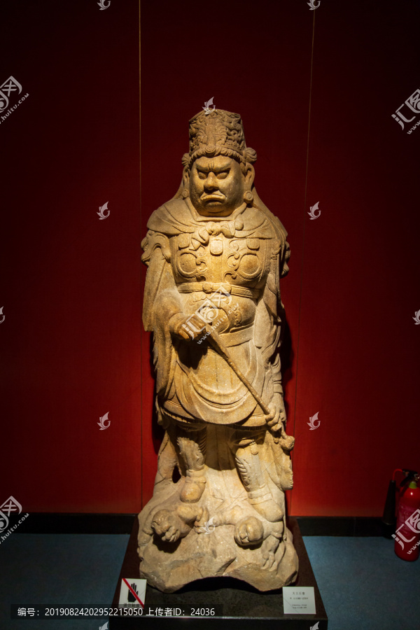 上海博物馆宋代天王石像