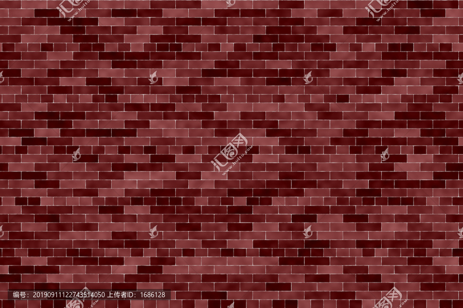 红色仿古砖墙