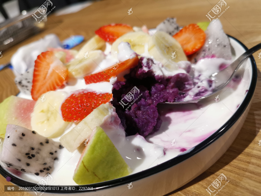 水果紫薯酸奶碗