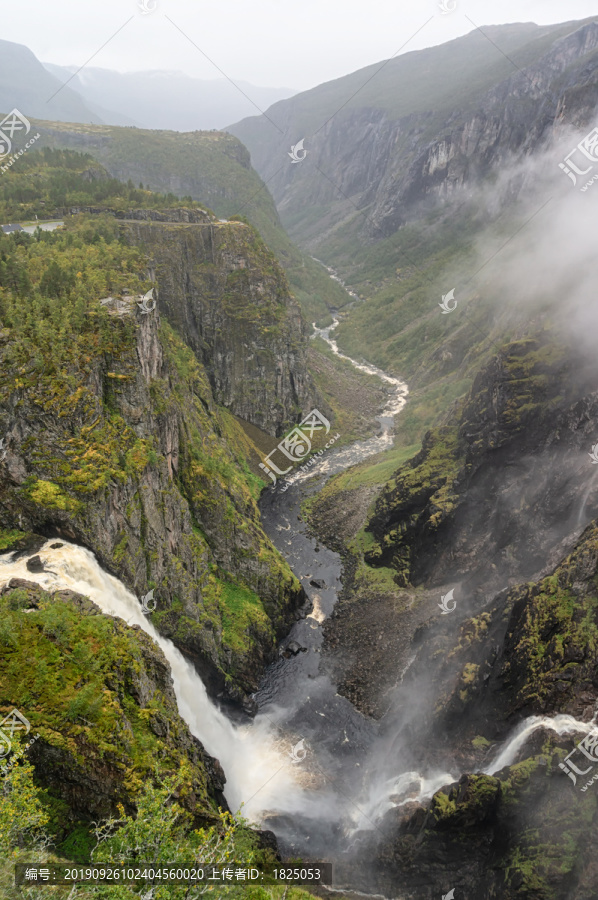 挪威沃尔令斯大瀑布
