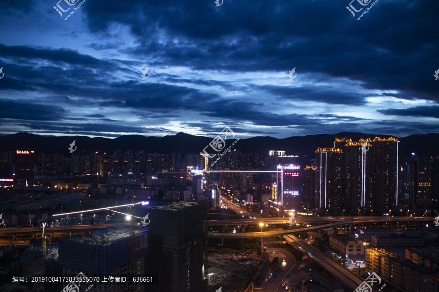 昆明城市夜景