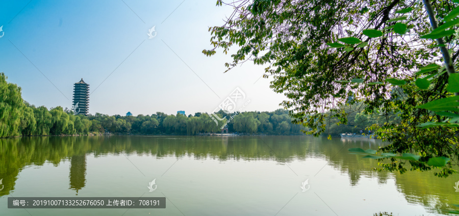 未名湖全景