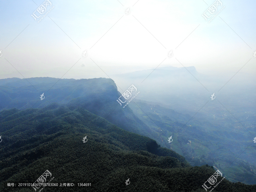 航拍四川宜宾蜀南竹海