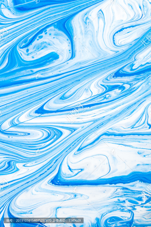 海洋抽象流体画