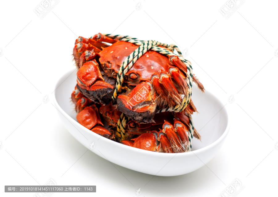 碗里的大闸蟹