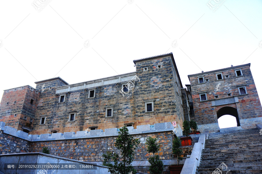 红河县马帮古城城堡法国式建筑