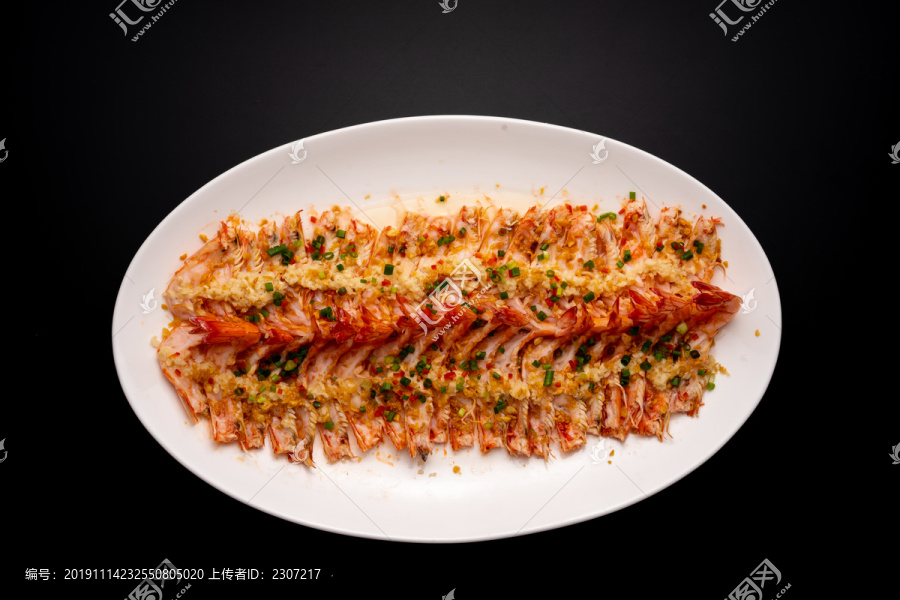 蒜蒸斑节虾