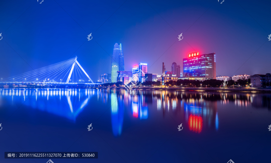 宁波三江口夜景