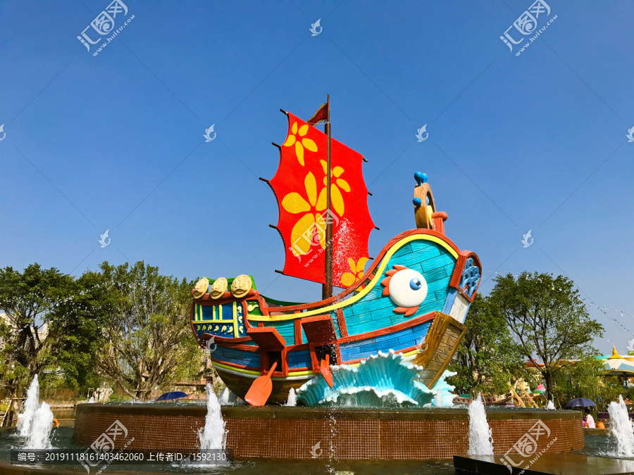 广州融创乐园帆船