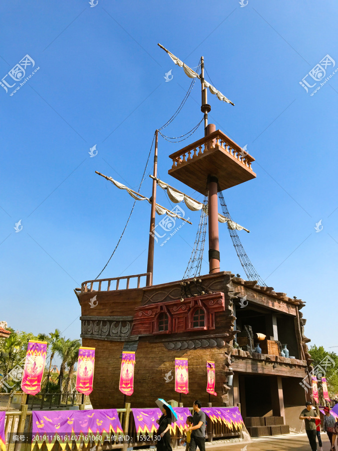 广州融创乐园帆船2