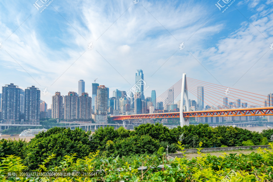 重庆渝中半岛千厮门大桥