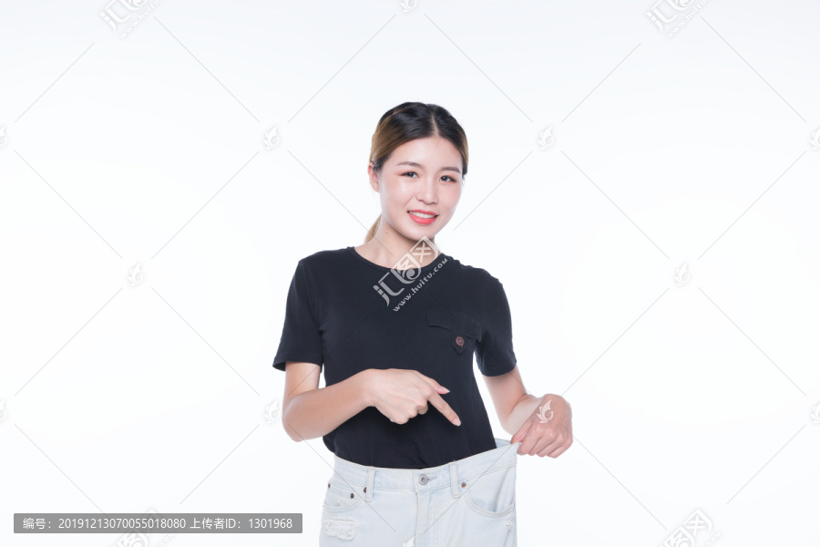 减肥瘦身人物摄影图片