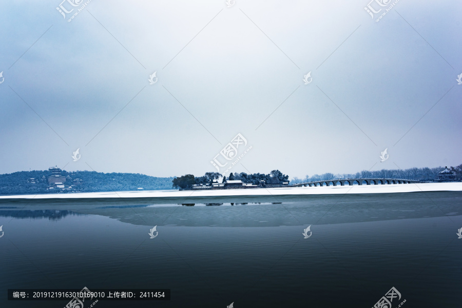 颐和园雪景