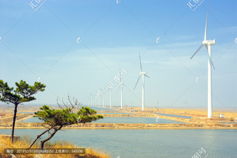 海岸线风车