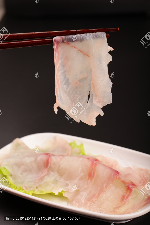 酸汤鱼火锅配菜鱼片
