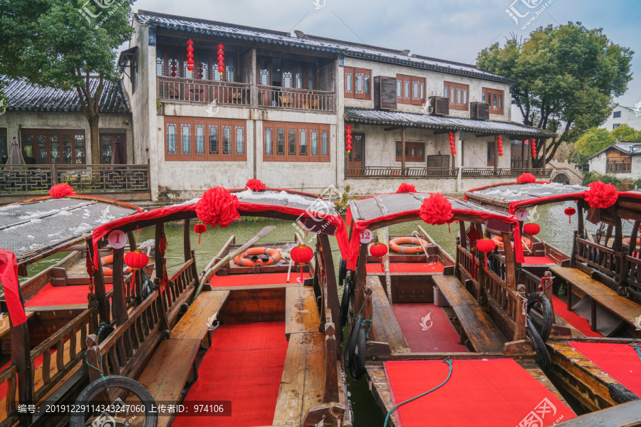 中国无锡荡口古镇古建筑旅游景点