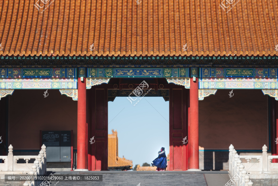 北京故宫博物馆建筑风光