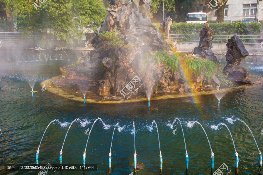 彩虹喷泉