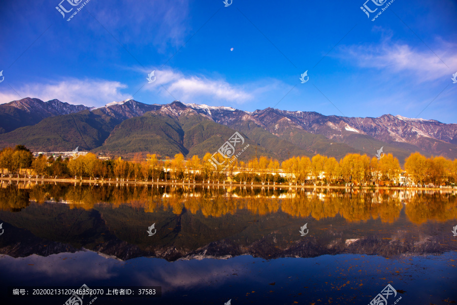 大山雪景