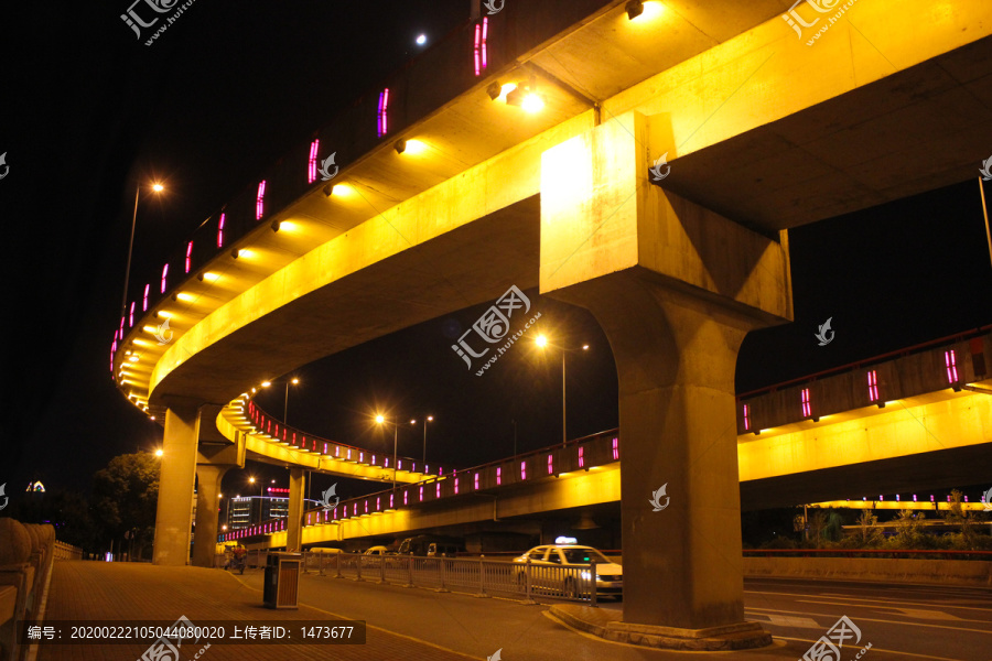 高架桥夜景