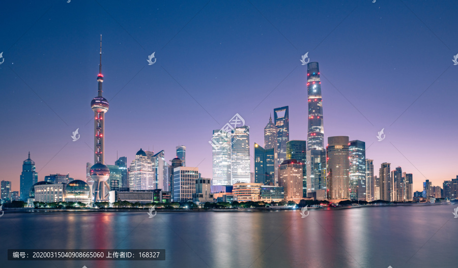 上海夜景航拍