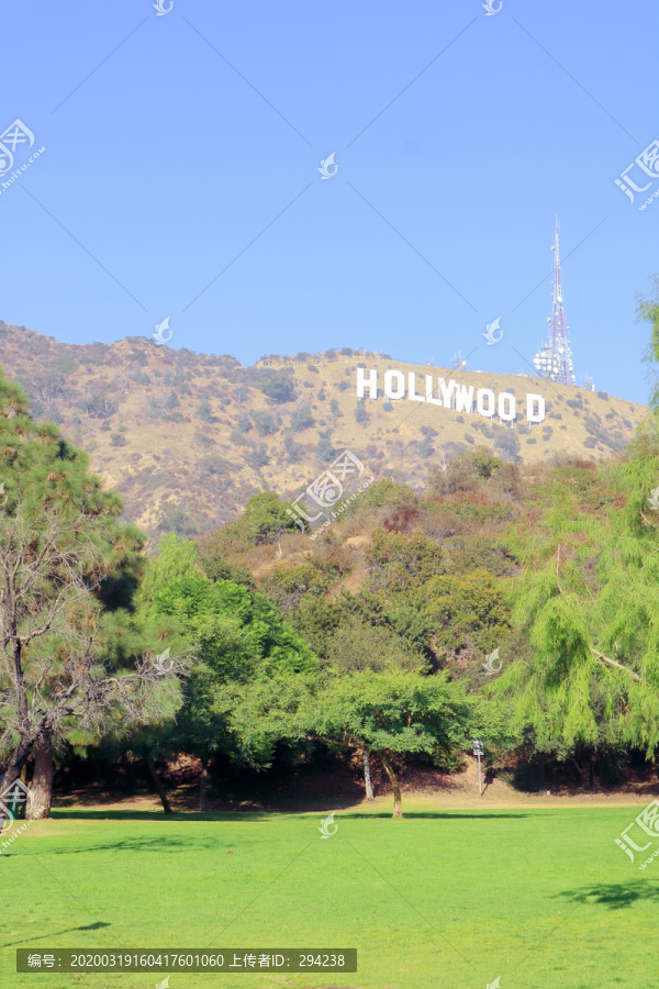 洛杉矶好莱坞标志牌