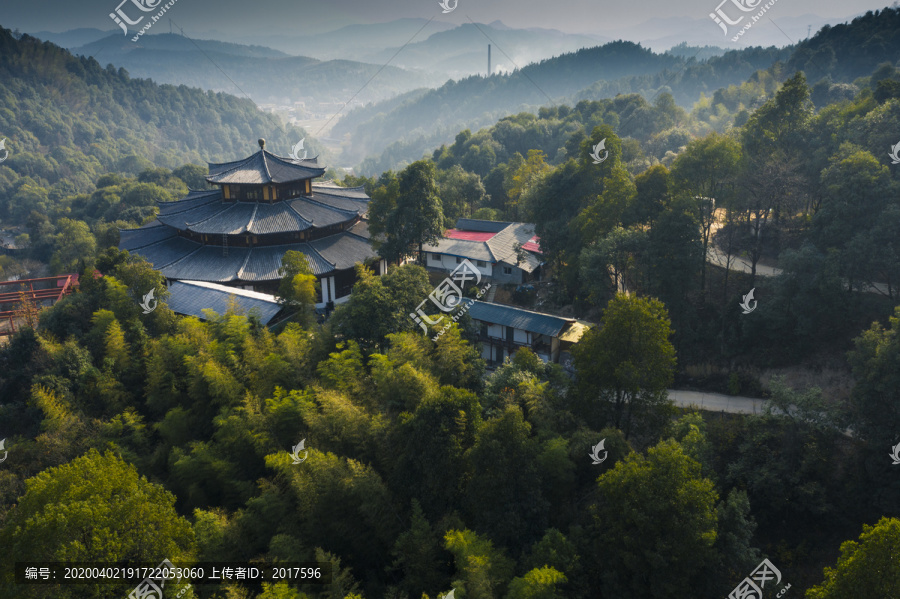 江西上栗双峰寺航拍