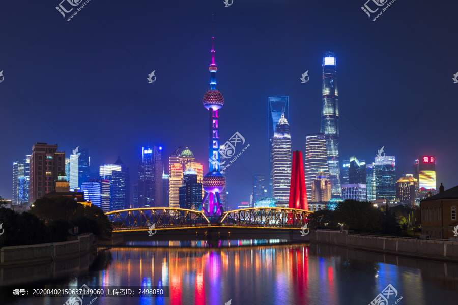 上海东方明珠夜景