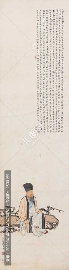 陈少梅东坡居士像