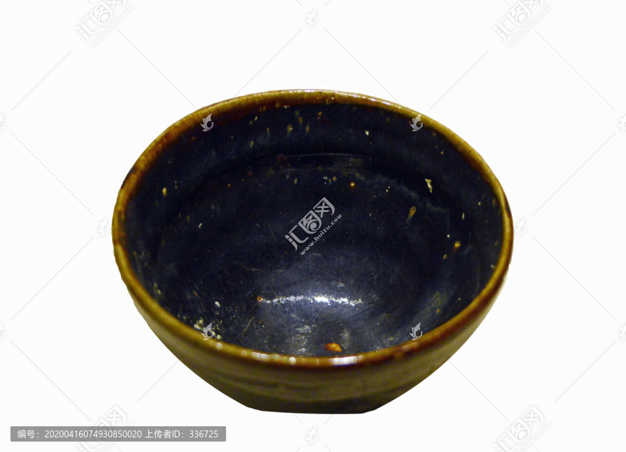 宋代黑釉陶瓷茶盏