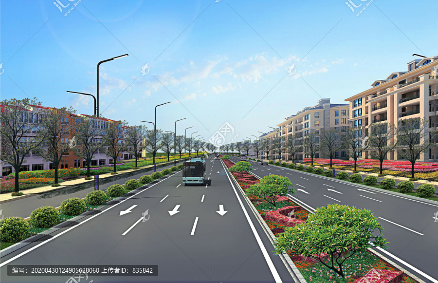 市政道路效果图