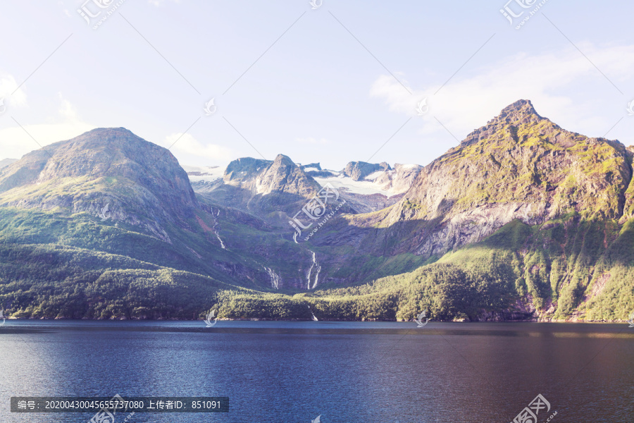 挪威北部风景如画