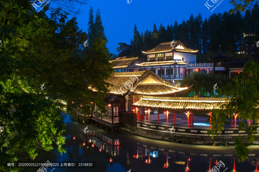 扬州水绘阁夜景