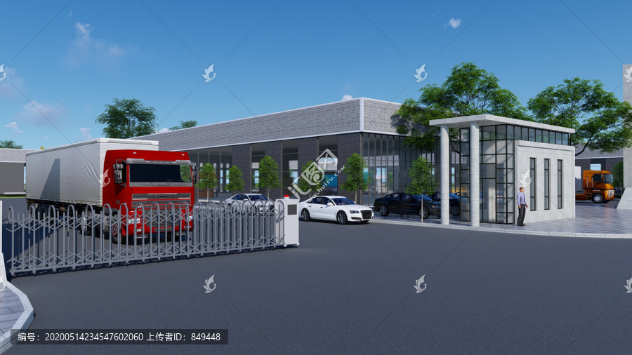 厂区大门入口
