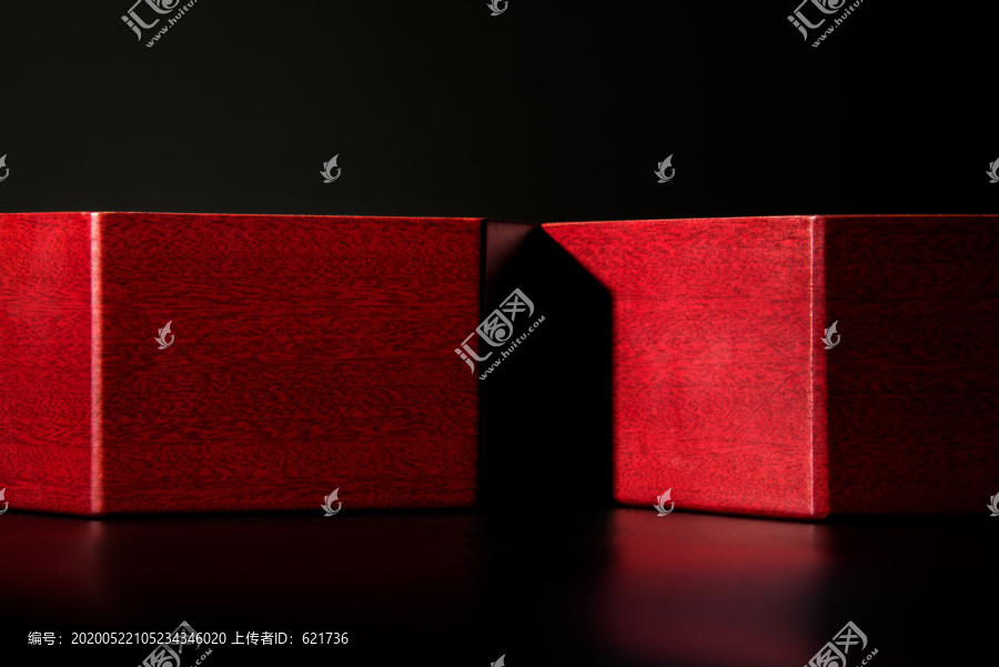 实拍高档红木盒