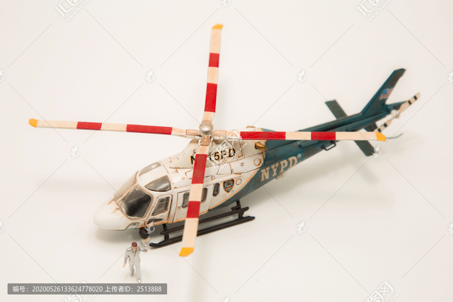 微缩摄影直升机模型