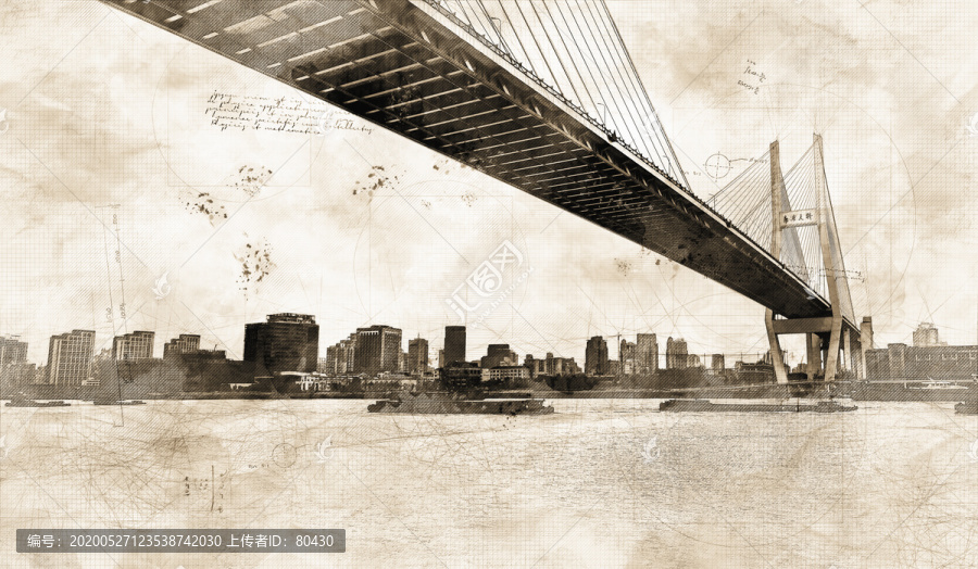 南浦大桥设计图