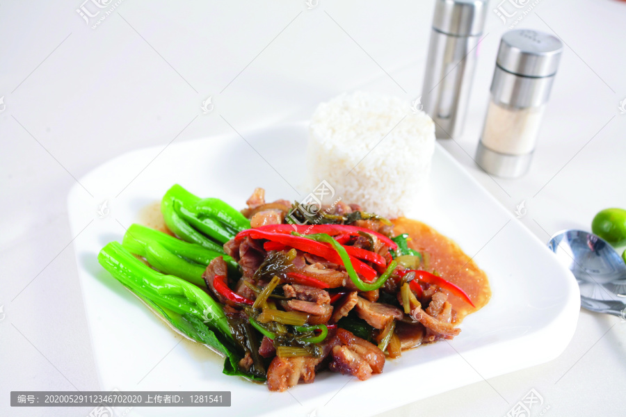 梅菜烧肉饭