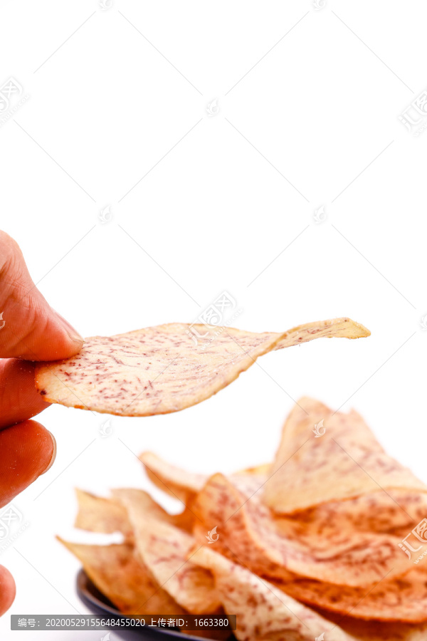 芋头片即食紫芋脆