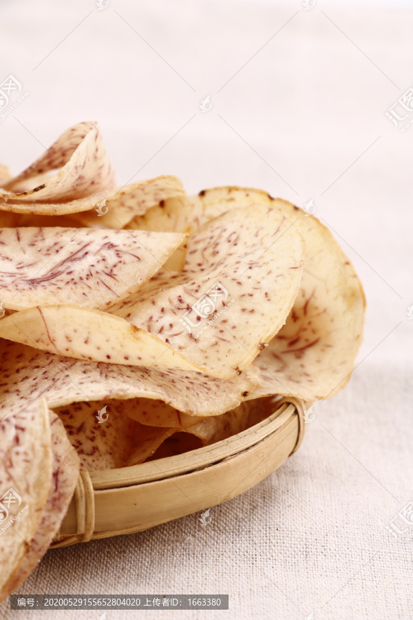 芋头片即食紫芋脆